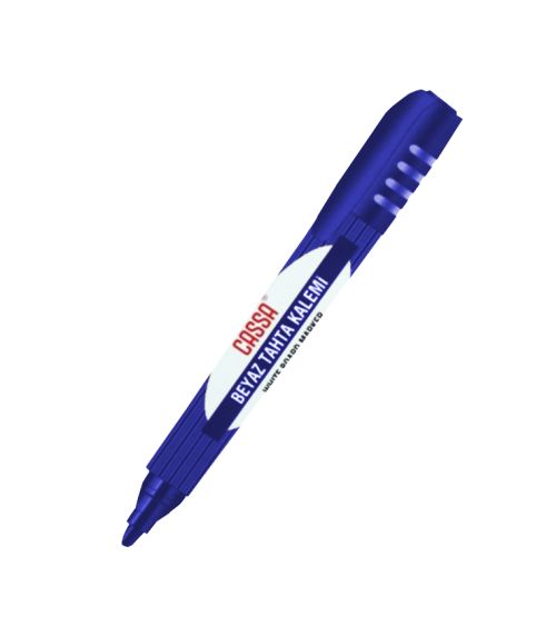 МАРКЕР ЗА БЯЛА ДЪСКА С ОБЪЛ ВРЪХ CASSA 2-3ММ СИН