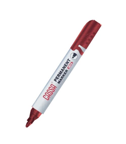 МАРКЕР ПЕРМАНЕНТЕН С ОБЪЛ ВРЪХ CASSA 2-3ММ ЧРВ