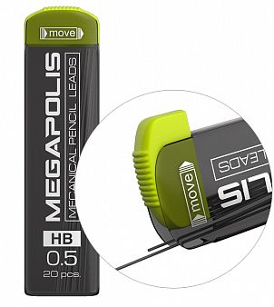 ГРАФИТИ ERICH KRAUSE MEGAPOLIS 20БР 0,5MM HB