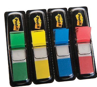 ИНДЕКСИ СЗЛ 3М POST-IT 12/43 140БР 4ЦВ ПАСТЕЛ