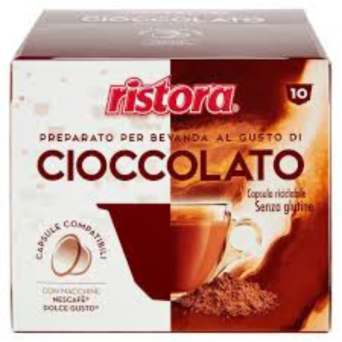 Ристора шоколад капсули 10 бр. дг система