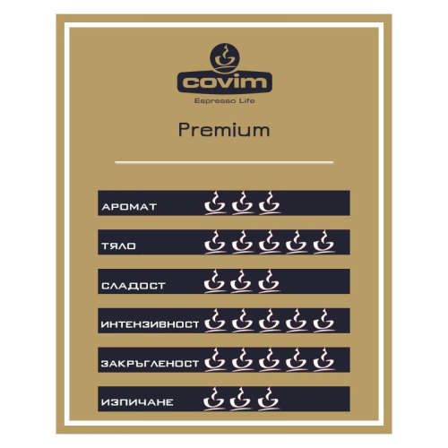 Кафе на зърна Covim Premium Intenso,1кг
