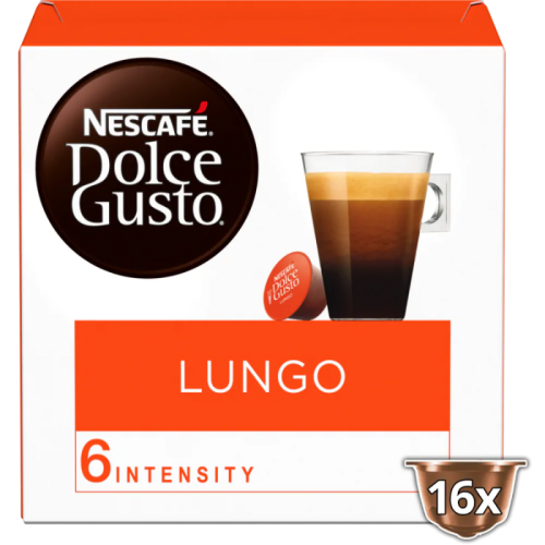 Кафе капсули Nescafe Lungo Dolce Gusto, 16бр
