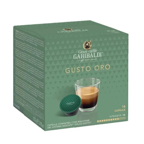 Кафе капсули Garibaldi Gusto Oro Dolce Gusto,16бр
