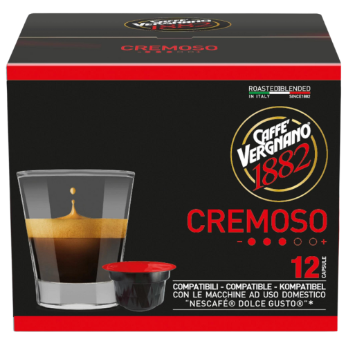 Кафе капсули Vergnano Cremoso Dolce Gusto,12бр.
