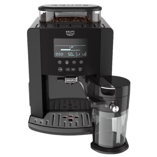 Кафеавтомат Krups EA819N10 Arabica Latte,15 bar - черна
