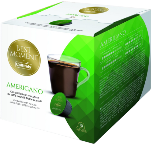 Кафе капсули Best Moment Americano, Dolce Gusto,16бр, капсули