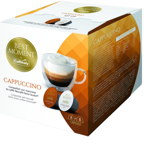 Кафе капсули Best Moment Cappuccino, Dolce Gusto,16бр, капсули