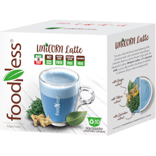 Кафе капсули FoodNess Unicorn Latte, Dolce Gusto,10бр, капсули