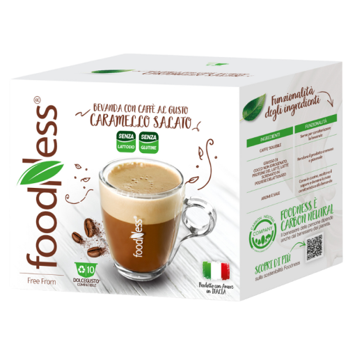 Кафе капсули FoodNess Bevanda Caramello Salato, Dolce Gusto,10бр, капсули