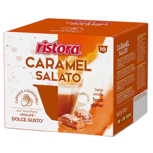 Кафе капсули Dolce Gusto Ristora капучино солен караамел,10бр,капсули