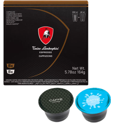 Кафе капсули Tonino Lamborghini Cappuccino Dolce Gusto, 16бр.