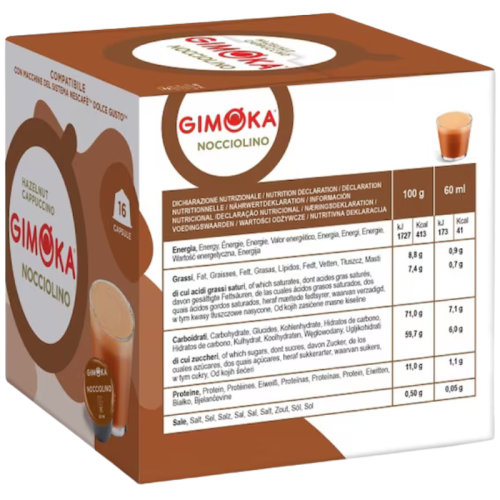 Кафе капсули Gimoka Nocciolino Dolce Gusto,16 бр.