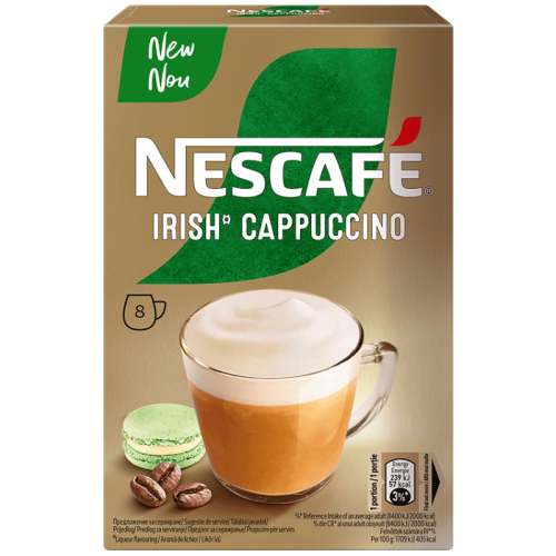 Разтворимо Кафе Специалитет NESCAFE IRISH CAPPUCINO,8бр.