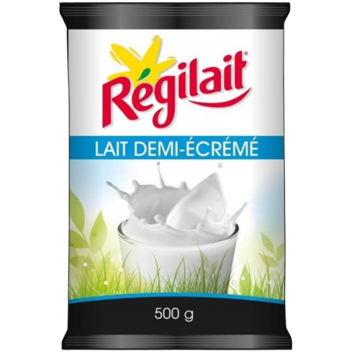 Сухо полуобезмаслено мляко на гранули Regilait Lait Demi-Ecreme, 0.500кг