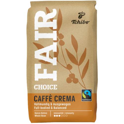 Кафе на зърна Tchibo Fair Choice Caffe Cream, 1кг