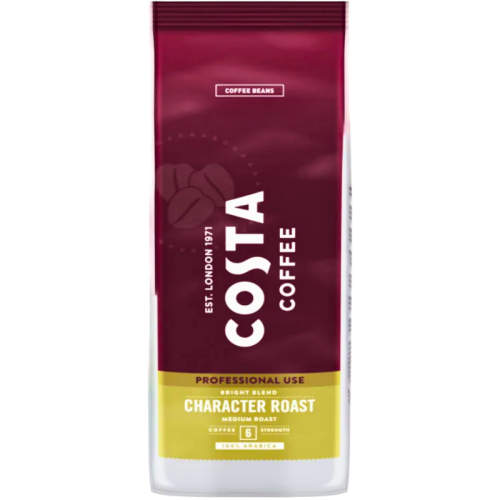 Кафе на зърна Costa Coffee Character Roast Medium Roast, 1кг.