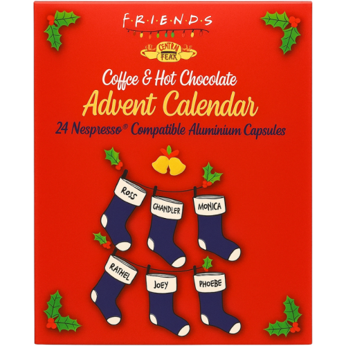 Коледен календар кафе и горещ шоколад с 24бр. капсули съвместими с Nespresso®