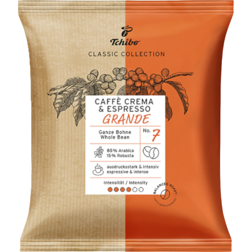 Кафе на зърна Тchibo Caffe Crema Grande N7, 0.5кг