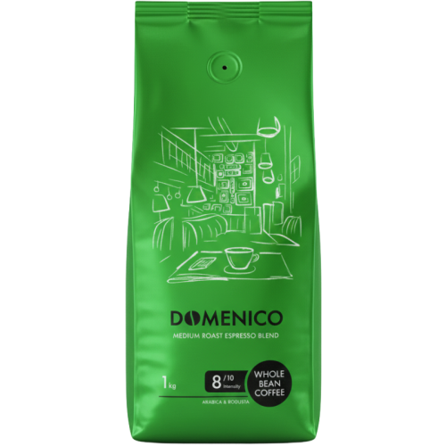 Кафе на зърна Domenico Medium,1кг