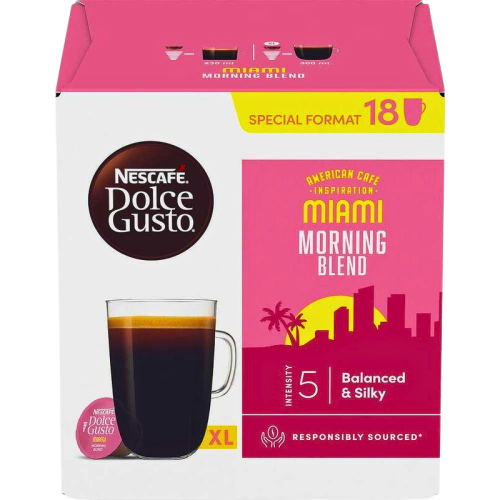 Кафе капсули Nescafe Miami Morning Blend Dolce Gusto,18бр.