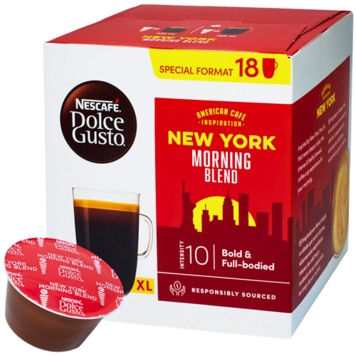 Кафе капсули Nescafe New York Morning Blend Dolce Gusto,18бр.