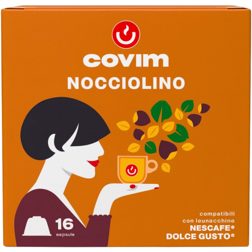 Кафе капсули Covim Nocciolino Dolce Gusto, 16бр.