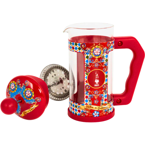 Френска преса за кафе Dolce-Gabbana Bialetti, червен