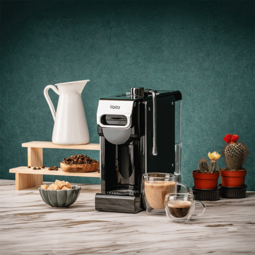 Кафемашина 8в1 Voltz OV51171N8M, 19бара/1450W, сребрист/черен