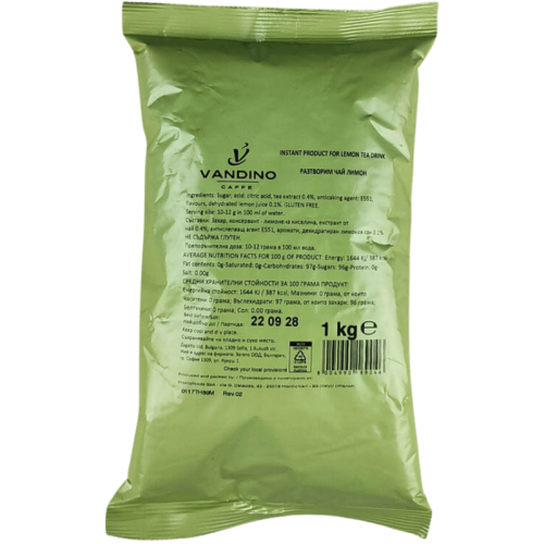 Инстантен чай Vandino Лимон, 1кг