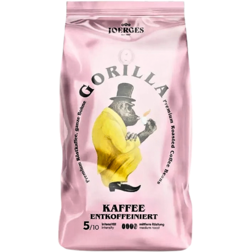 Кафе на зърна Gorilla Dek. безкофеин, 1кг