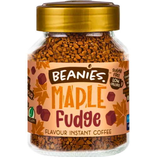 Разтворимо кафе Beanies с аромат на кленов сироп и фъдж, 50гр.