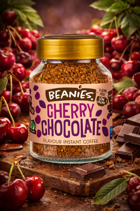 Разтворимо кафе Beanies с аромат черешка и шоколад, 50гр.