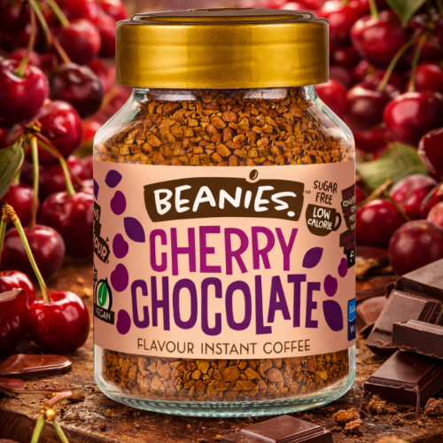 Разтворимо кафе Beanies с аромат черешка и шоколад, 50гр.