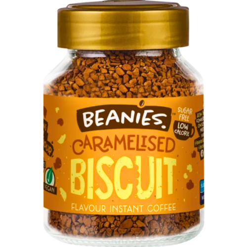 Разтворимо кафе Beanies с аромат на карамелизирани бисквити, 50гр.