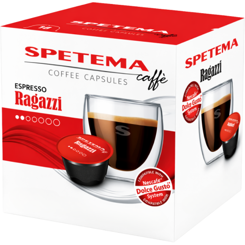 Кафе капули Spetema Ragazzi съвместими с Dolce Gusto, 16 капсули