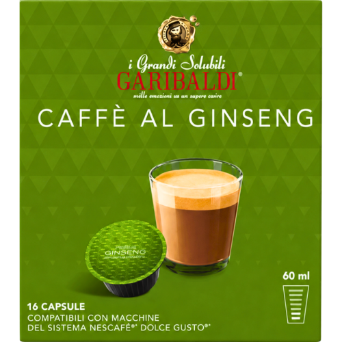 Кафе капсули Garibaldi Caffe Al Ginseng Dolce Gusto, 16 капсули