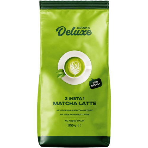 Инстантна напитка Bianka Deluxe Matcha Latte, 0.500кг