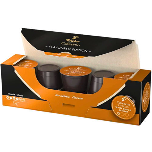 Кафе капсули Tchibo Cafissimo White choc and almond, 10 капсули