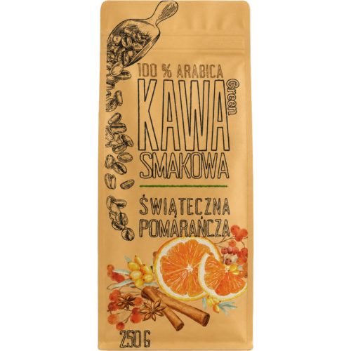 Кафе на зърна Green Touch с нотки на Портакал, 0.250кг
