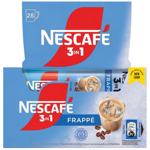 Разтворимо кафе Nescafe 3in1 Frappe, 28бр. стикчета от 15гр