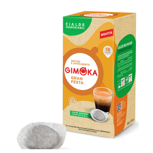 Gimoka Gran Festa E.S.E. 18 бр - кутия и хартиена кафе доза