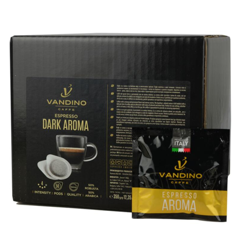 Кафе дози Vandino Espresso Dark Aroma E.S.E., 50 бр.