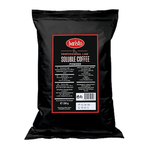 Разтворимо кафе Baristo Soluble Coffee Powder, 200 г