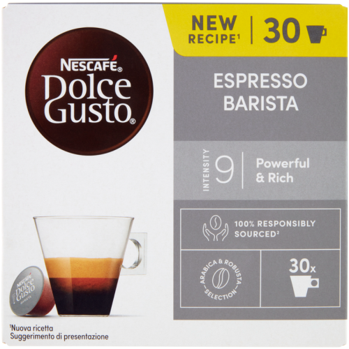 Кафе капсули Nescafé Dolce Gusto Espresso Barista, 30 бр., Арабика и Робуста