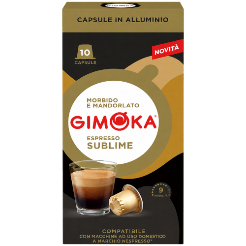 Кафе капсули Gimoka Espresso Sublime за Nespresso Original, 10 бр., Арабика и Робуста
