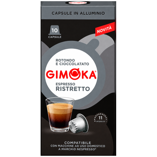 Кафе капсули Gimoka Ristretto за Nespresso Original, 10 бр., Арабика и Робуста