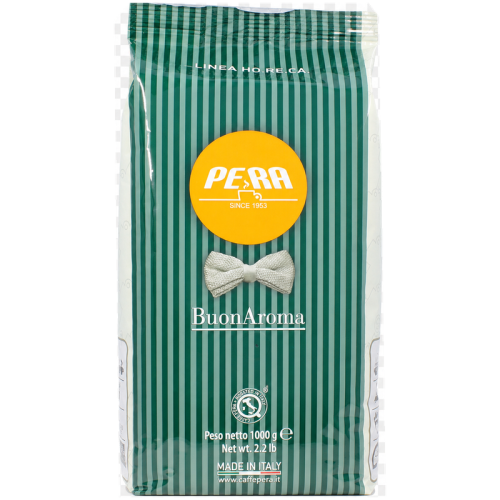 Кафе на зърна Pera Buon Aroma, 1 кг, 65% Арабика и 35% Робуста