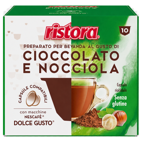 Кафе капсули Dolce Gusto Ristora шоколад с лешник,10бр