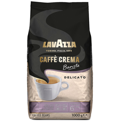 Кафе на зърна Lavazza Caffè Crema Barista Delicato, 1 кг, Арабика и Робуста
